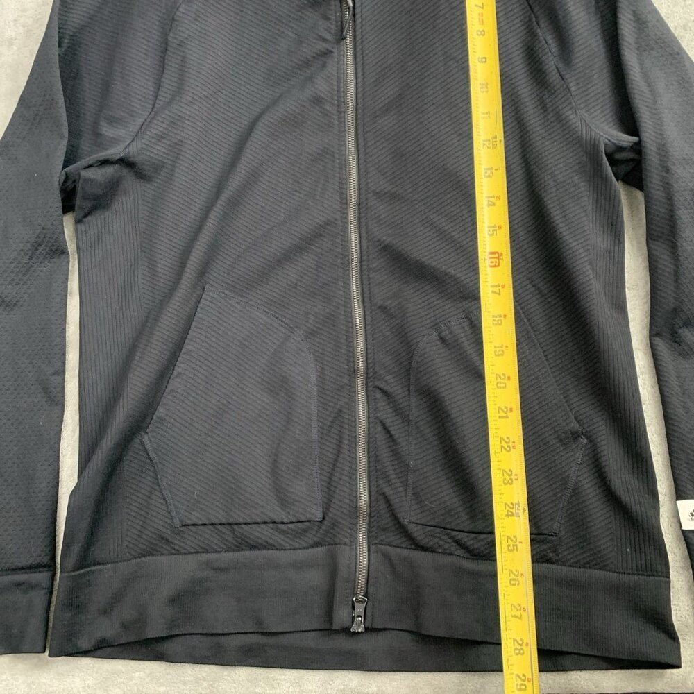 Adidas Reigning Champ Jacket Mens Large Gray Full Zip Knit Athletic Outerwear - Picture 3 of 9